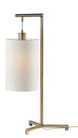 28" tall. Antique brass base. Priced at $169. Modern Table Lamp