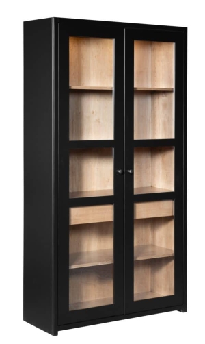 Starting at $2,629. Measures 42"W x 15.5"D x 78"H. Available in a variety of wood species, stain finishes, and sizes. Modern Cabinet